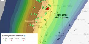 Santiago-Chile-earthquake-map.